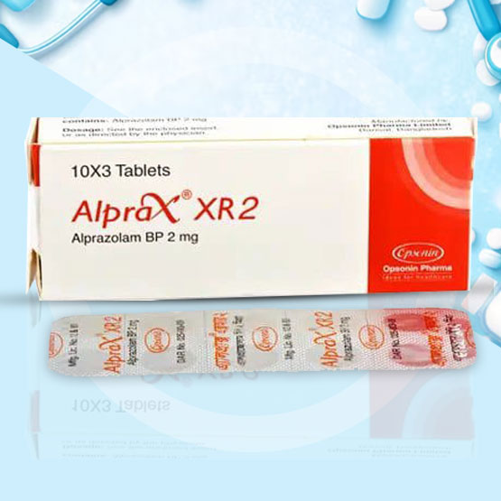 Alprazolam (Alprax) 2 mg - 10pcs